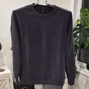 Women's Charcoal Crewneck Top